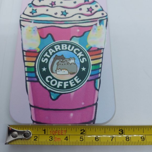 Starbucks Pink and Green Phone Case with Whimsical Design - Picture 5 of 8